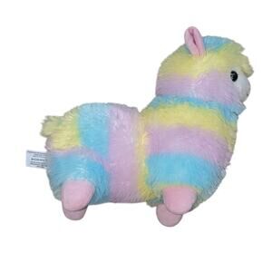 Amuse Alpacasso Rainbow Alpaca Plush Stuffed Animal Stuffy 12 inches